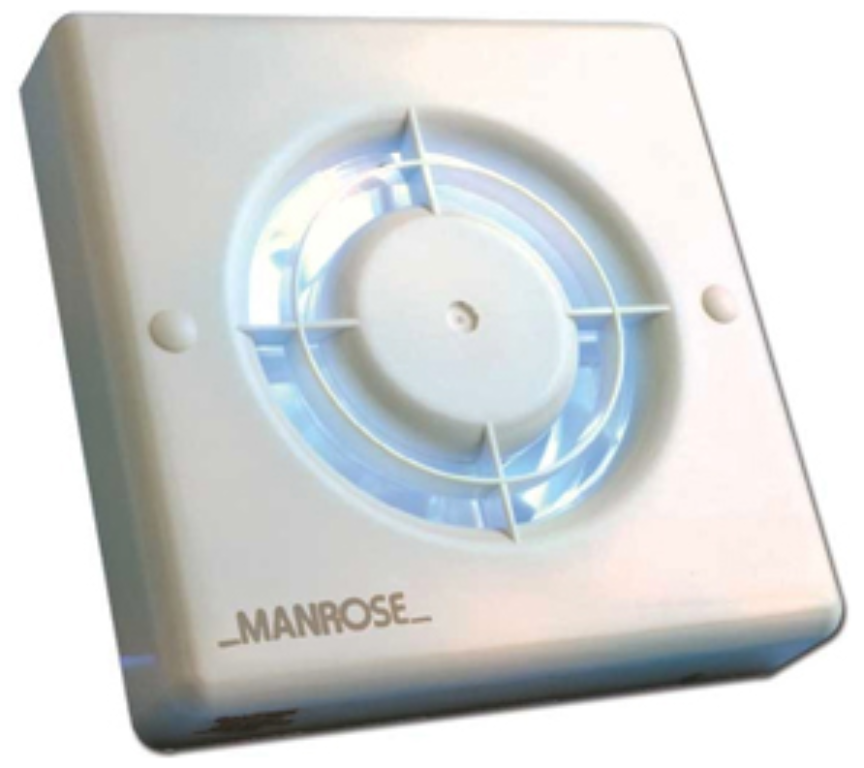 Manrose 100mm Humidity Wall Extractor Fan