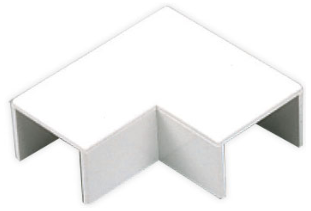 MK Ega Mini 25mm x 16mm Flat Bend White