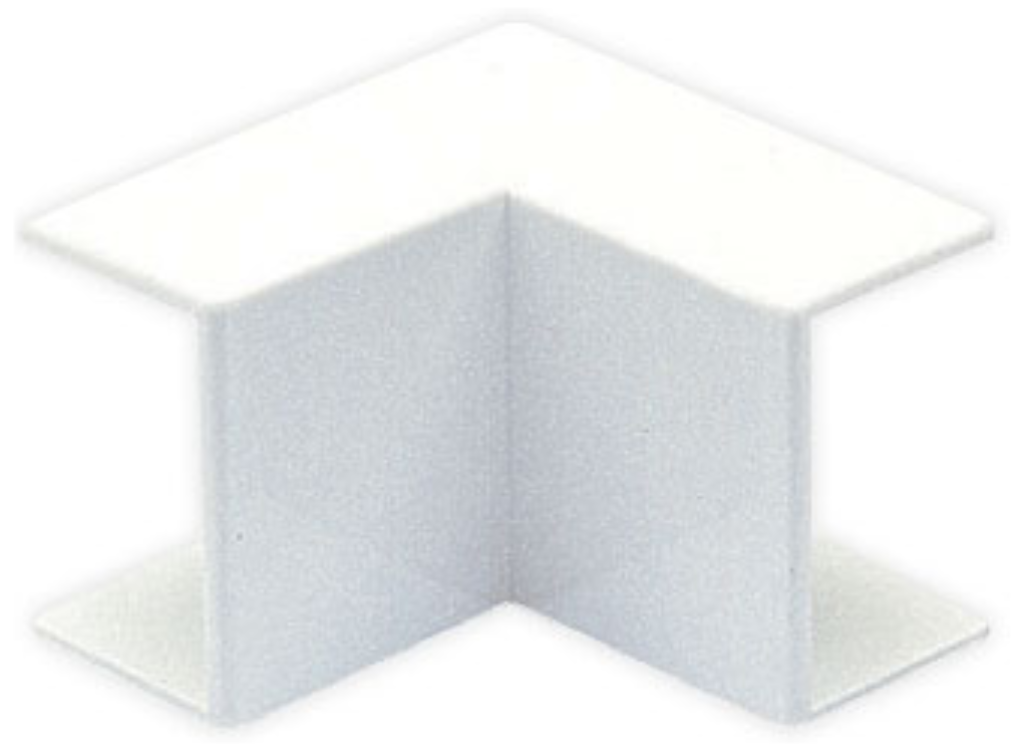 MK Ega Mini 25mm x 16mm Internal Bend White