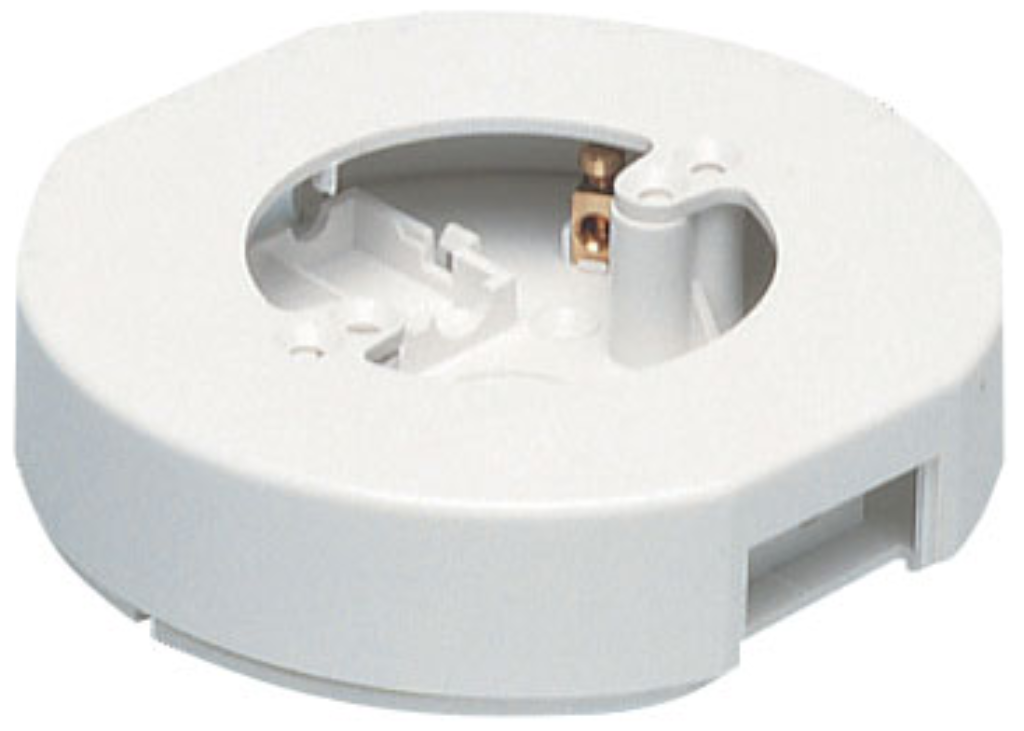MK Red Alert Circular Moulded Box 134mm M4 White
