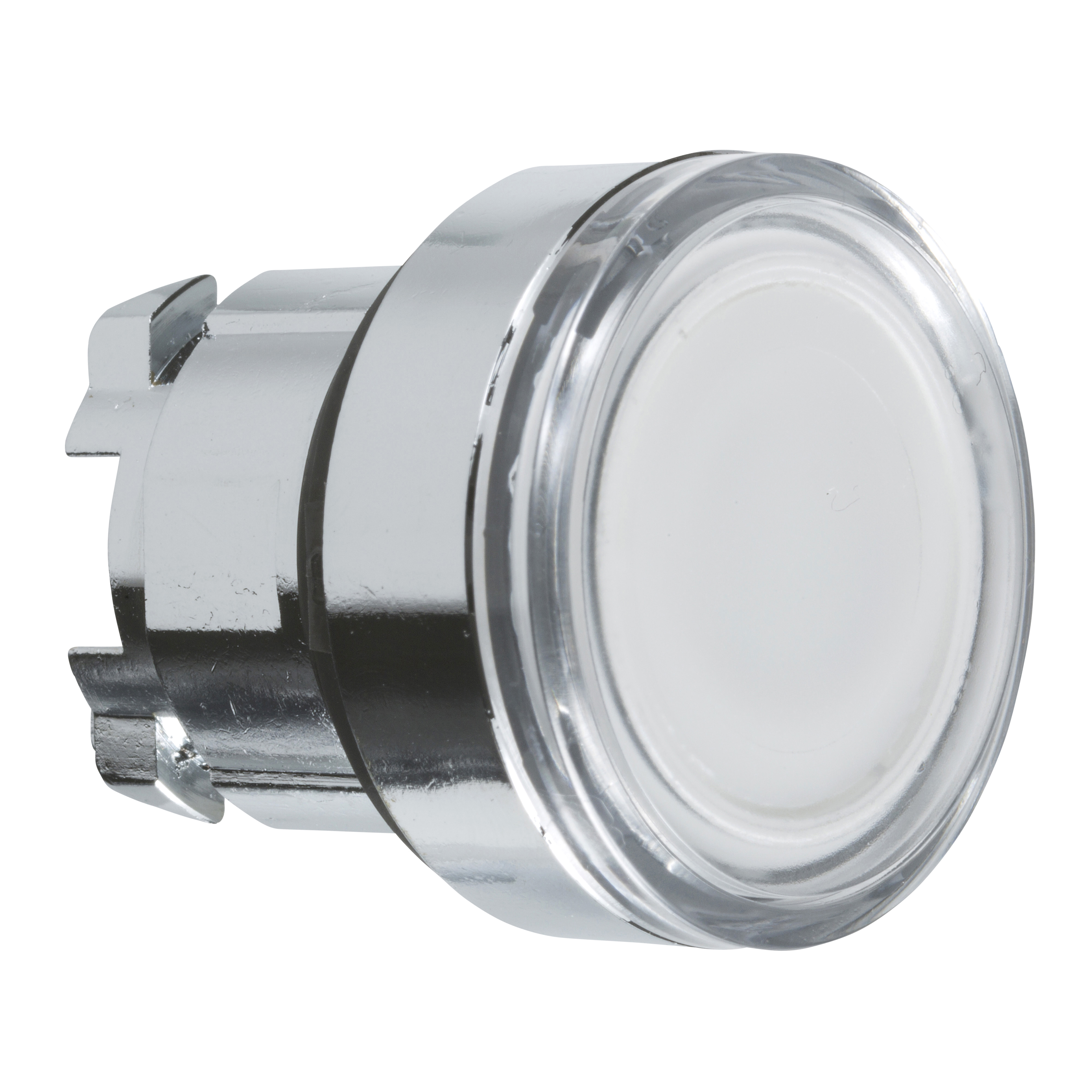 Schneider Harmony XB4 Spring Return Illuminated Pushbutton White Integral LED