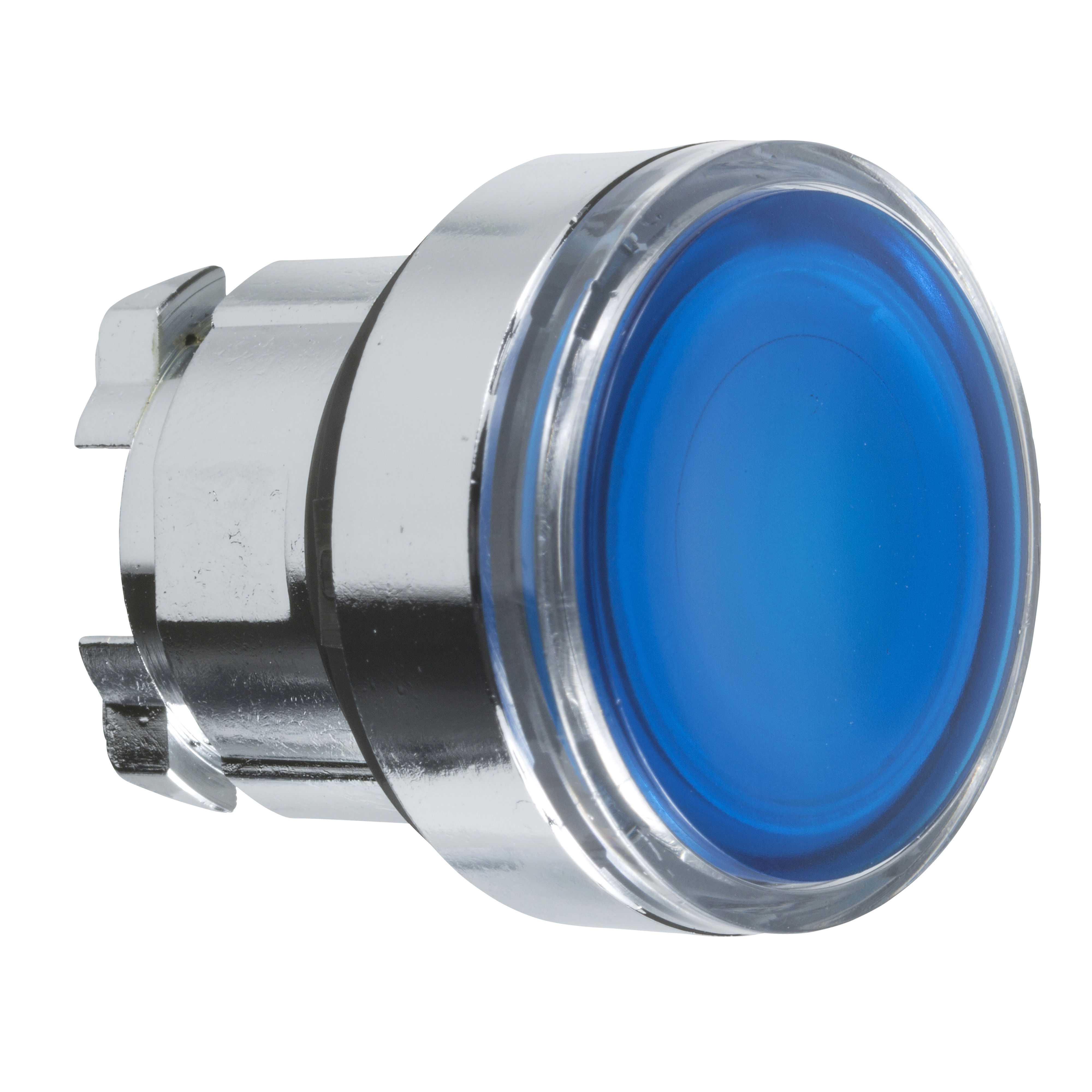 Schneider Harmony XB4 Spring Return Illuminated Pushbutton Blue Integral LED