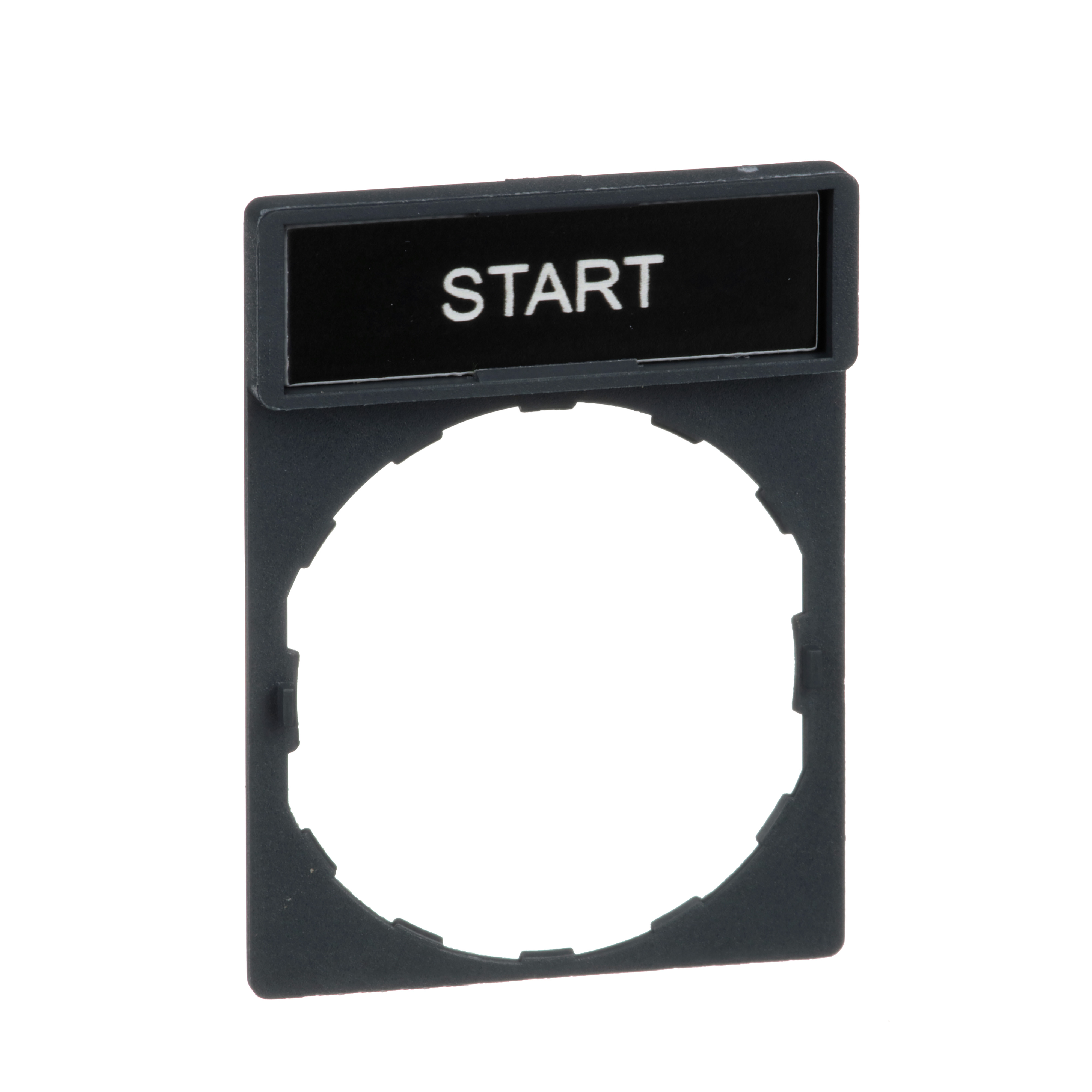 Schneider Harmony XB4 Legend Holder 30mm x 40mm Marked Start