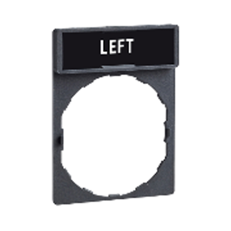 Schneider Harmony XB4 Legend Holder 30mm x 40mm Marked Left